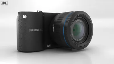Samsung NX1000 3D модель - Круговой обзор 360 градусов - 3DModels