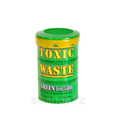 Самые кислые конфеты в мире Toxic Waste Candy (48 гр. , 13 шт)