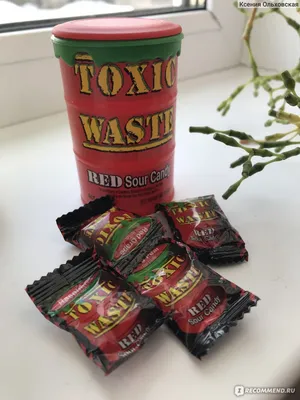 Toxic Waste Супер кислые леденцы. Самые кислые конфеты в мире