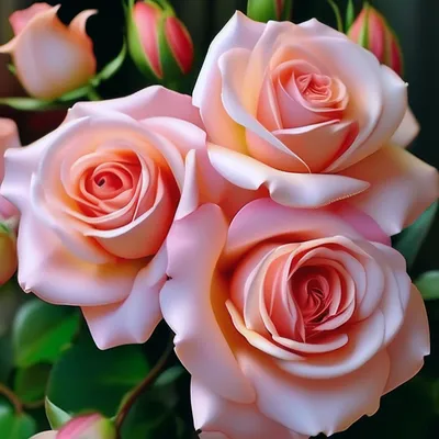 Красивые розы для мамы самые лучшие» — создано в Шедевруме