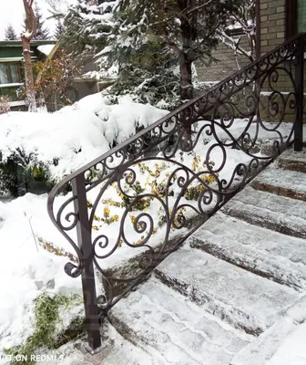 Интерьерная лестница, индивидуальное украшение виллы, элегантные красивые  кованые железные перила | AliExpress