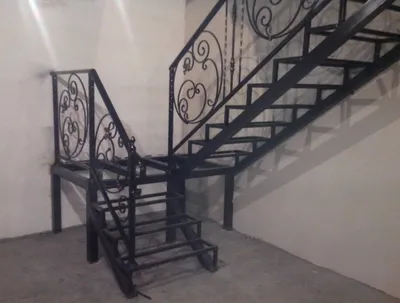 Кованые перила для лестниц в Москве на заказ фото цены