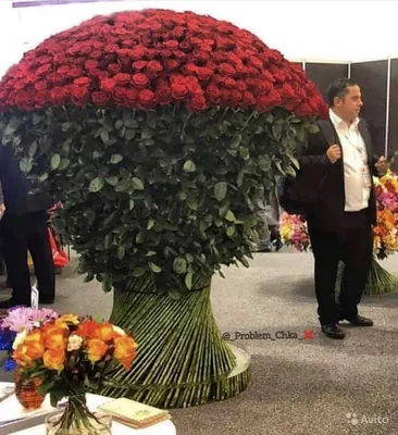 Самый большой букет роз в мире - 78 фото