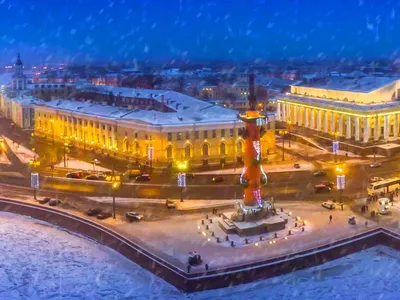 город Санкт Петербург в багряном закате-ОБОИ- на рабочий стол-Города  бесплатно