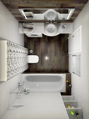 Просто фото: Сантехника для маленькой ванной — 27 примеров | Houzz Россия