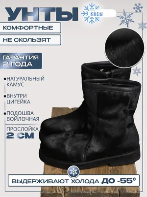 Мужские сапоги. Угги UGG BLACK купить в интернет-магазине