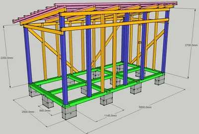 Как построить сарай на даче своими руками дешево | Как самому построить  сарай из поддонов, пеноблоков