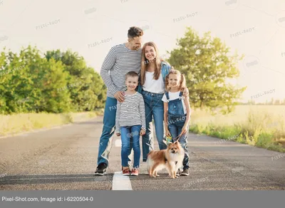 Семья с собакой | Фотосессия, Рождественские фотосессии, Семейные фотосессии