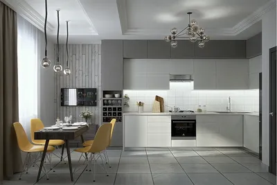 Кухни серого цвета - ☝50+ фото дизайнов в интерьере
