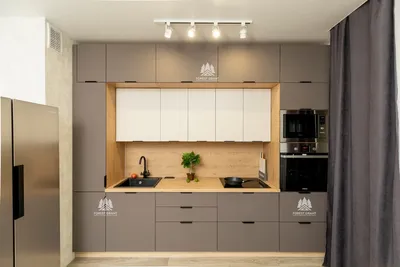 Столешница для серой кухни: как выбрать столешницу для кухни с серыми  фасадами?