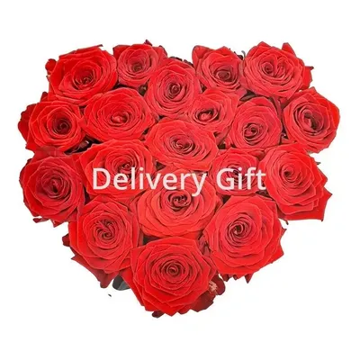Сердце из красных роз с жемчужинами - 101 шт за 17 790 руб. | Бесплатная  доставка цветов по Москве