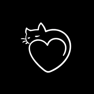 Уникальные изображения Сердца кошек для скачивания в png