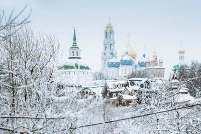 Сергиев посад зимой фото фотографии