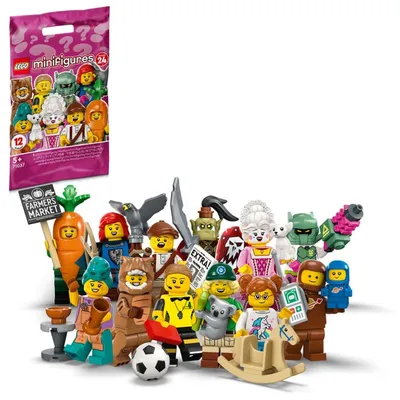 LEGO: Минифигурки LEGO, серия 24 Minifigures 71037: купить конструктор из  серии LEGO Minifigures по низкой цене в городе Алматы, Казахстане | Marwin