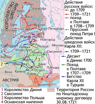 Великая Северная война 1700—1721 гг.