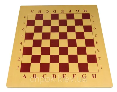 Торцевая шахматная доска из разных пород дерева - Art.TimKo