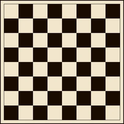 Деревянная шахматная доска нескладная большая (48x48 см) купить