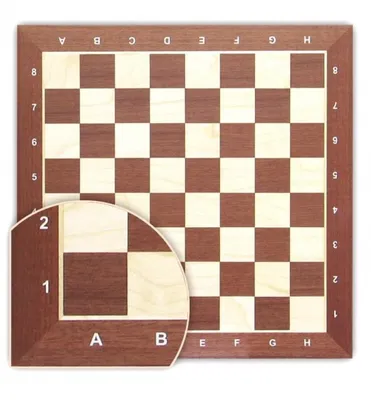 Деревянная шахматная доска. вокруг …» — создано в Шедевруме