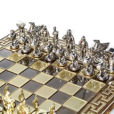 Шахматы ручной работы,дерево-орех,бук,размеры 52*52*12 см допустимы отличия  орнамента от оригинала купить в Ереване