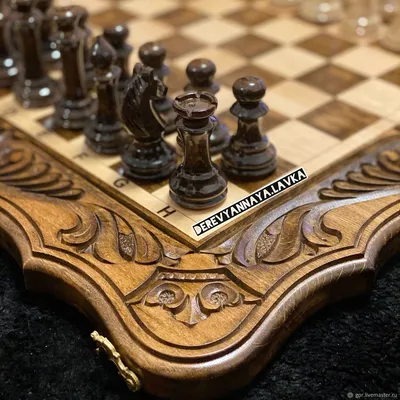 Купить шахматы ручной работы «Княжеские» резные