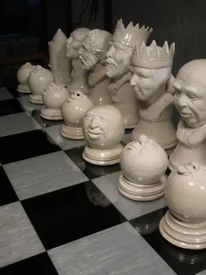 Модель шахмат резная деревянная Роял люкс 62х62 см Шахматы ручной работы  104 – купить по низким ценам в интернет-магазине Joom