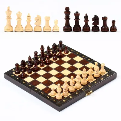 Шахматы ручной работы, 27 х 27 см, король h-6 см. пешка h-2.5 см No brand  01682312: купить за 4000 руб в интернет магазине с бесплатной доставкой