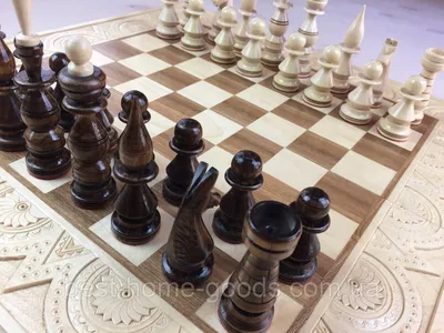 Купить Шахматы ручной работы Ледовая битва большие по цене 11 990 руб.