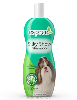 Espree (Эспри) Silky Show Shampoo - Шелковый выставочный шампунь для собак  купить Косметика собакам | Zoolandia