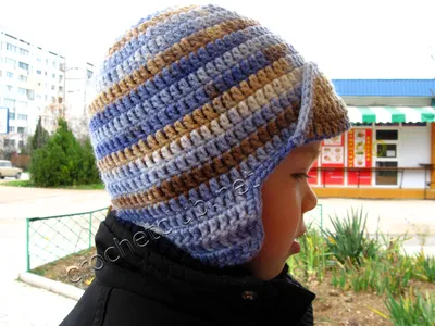 Вязаная шапка для мальчика - Вязание Крючком. Блог Настика