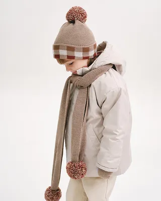 Купити Детский вязаный комплект (шапка, шарф, н | Skrynya.ua