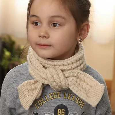 Теплый шейный теплый толстый вязаный шарф, модный детский шарф для  маленьких мальчиков и девочек – лучшие товары в онлайн-магазине Джум Гик