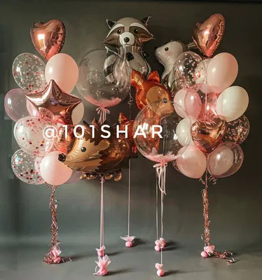 Шары \"На 1 день рождения\" купить от 5600 руб. в интернет-магазине шаров с  доставкой по СПб