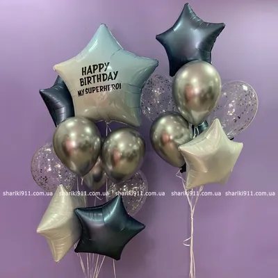 шары на день рождения | Розовые воздушные шары, Первые дни рождения,  Гелиевые шары