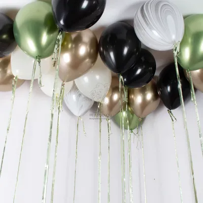 Гелиевые шары Агат с эффектом мрамора - WOWBalloons.com.ua