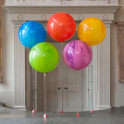 🎈 Большой воздушный шар-гигант Агат (цвет на выбор) 🎈: заказать в Москве  с доставкой по цене 3000 рублей