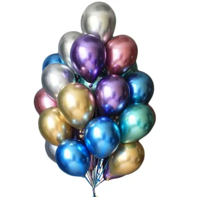 🎈 Воздушные шары хром разноцветные 🎈: заказать в Москве с доставкой по  цене 215 рублей