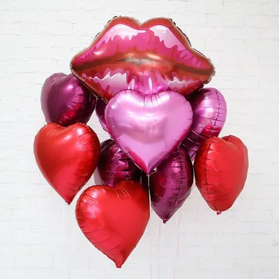 Магазин гелиевых шаров \"shar-a\" - Фольгированные шары в форме сердца  шикарный подарок на день влюблённых, 14 февраля и день святого Валентина  девушке и и даже парню. Шарики сердечки из фольги лучше, больше,