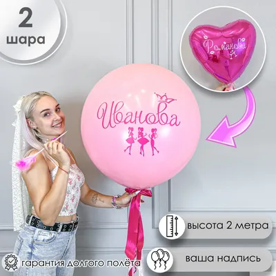 Композиция из воздушных шаров Девичник купить в Москве с доставкой |  Доставка воздушных шаров