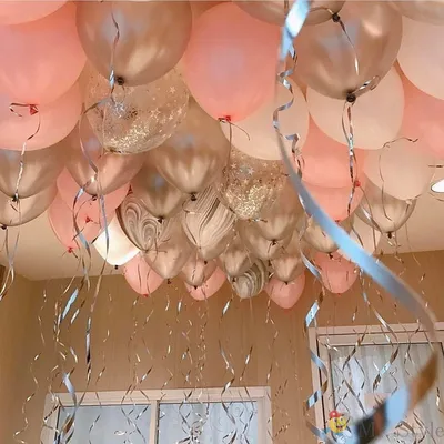 Шарики под потолок | Потолок, Воздушные шары