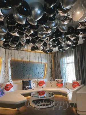 Воздушные шары под потолок 30 шт - Шарим РФ