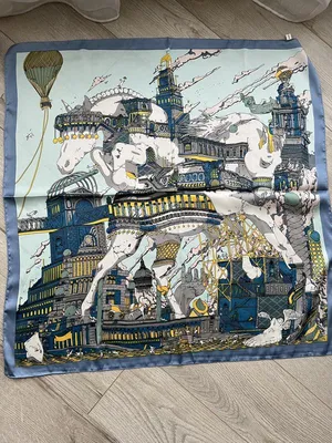 Нежный шелковый шарф с восточным рисунком Kapriz (ID#1502730657), цена:  1000 ₴, купить на Prom.ua