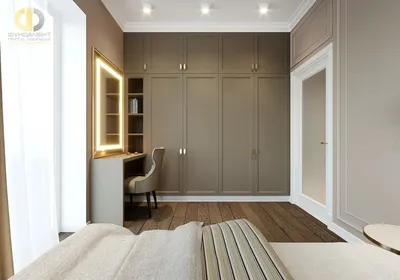 Идеи дизайна современных шкафов в спальню: фото интерьеров