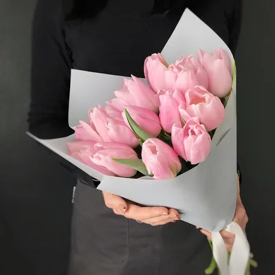 Оригинальная подарочная открытка Для тебя! Шикарные розовые тюльпаны -  купить с доставкой в интернет-магазине OZON (229896080)
