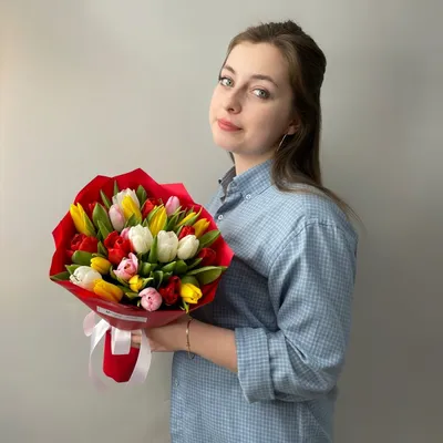 Купить Букет из нежно-розовых тюльпанов «Dreamer» в Нижнем Новгороде