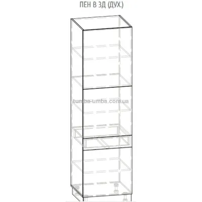 Шкаф-пенал на кухне - фабрика мебели Кухонный проспект