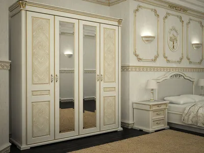 Шкаф в коридор в классическом стиле по низкой цене в СПб