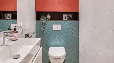 Встроенный шкаф в туалете за унитазом — над инсталляцией на заказ |  Интерьер-мебель