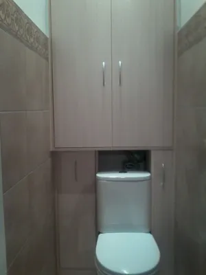 Шкаф в стене в туалете на заказ - купить недорого по цене производителя в  Санкт-Петербурге | Шкафчик