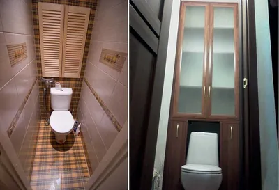 4 способа оформить шкаф в туалете над унитазом (и как делать не стоит) |  Внутренняя дверь, Шикарные ванные комнаты, Гостевые туалеты