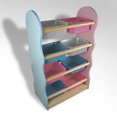 Стеллаж для игрушек «Башня» — Шкафы и стеллажи — Мебель для малышей —  «Нордкласс»